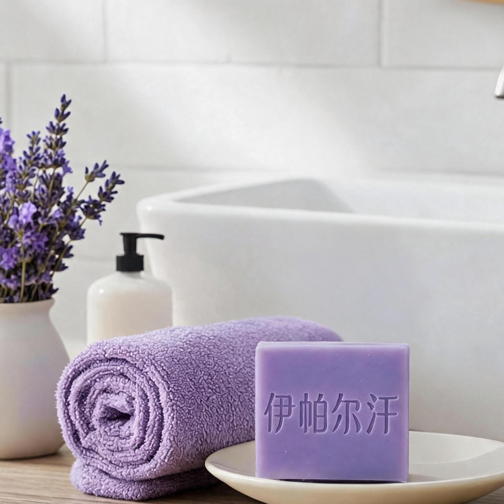 EPRHAN Lavender Essential Oil Infused Soap