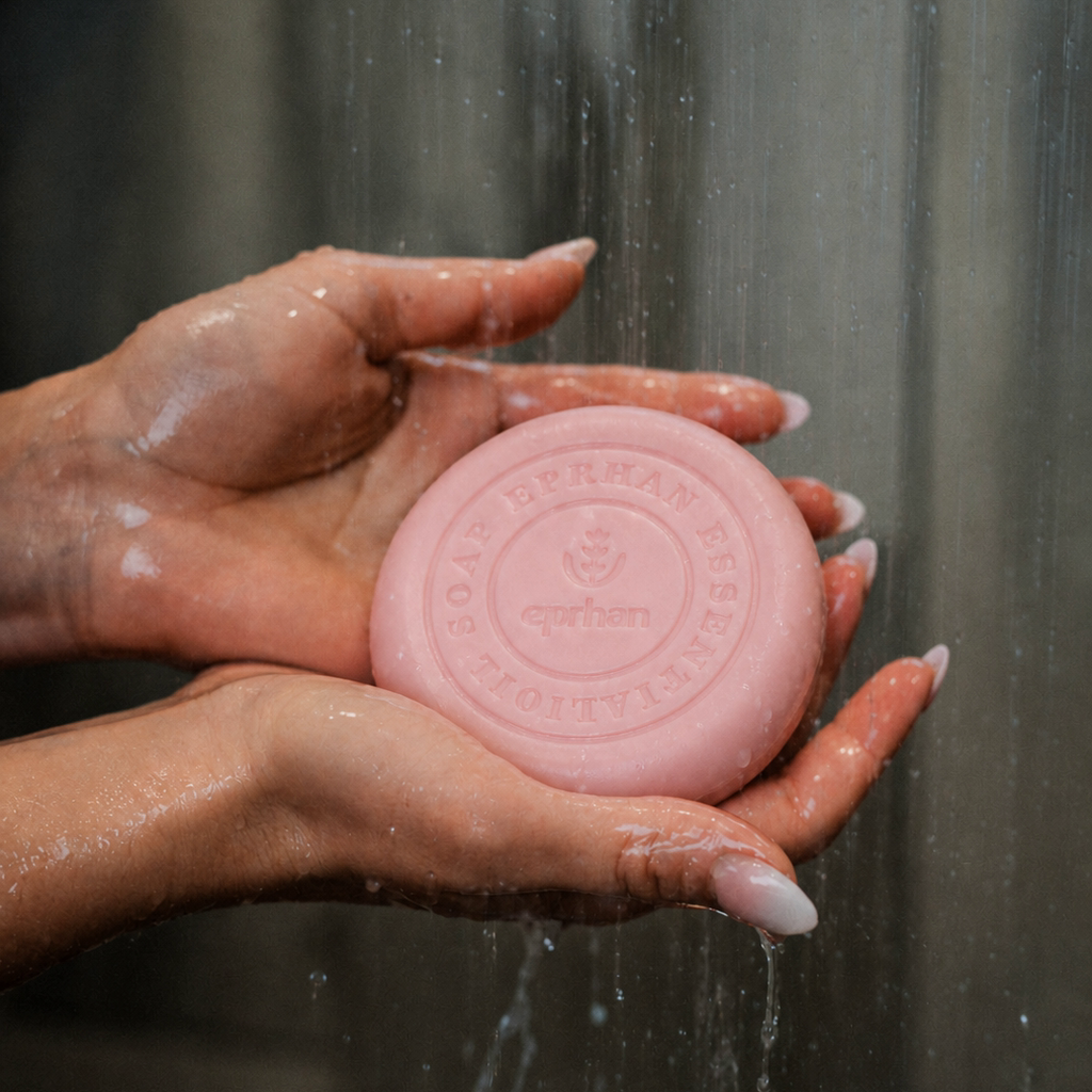 EPRHAN Rose Essential Oil Skincare Soap