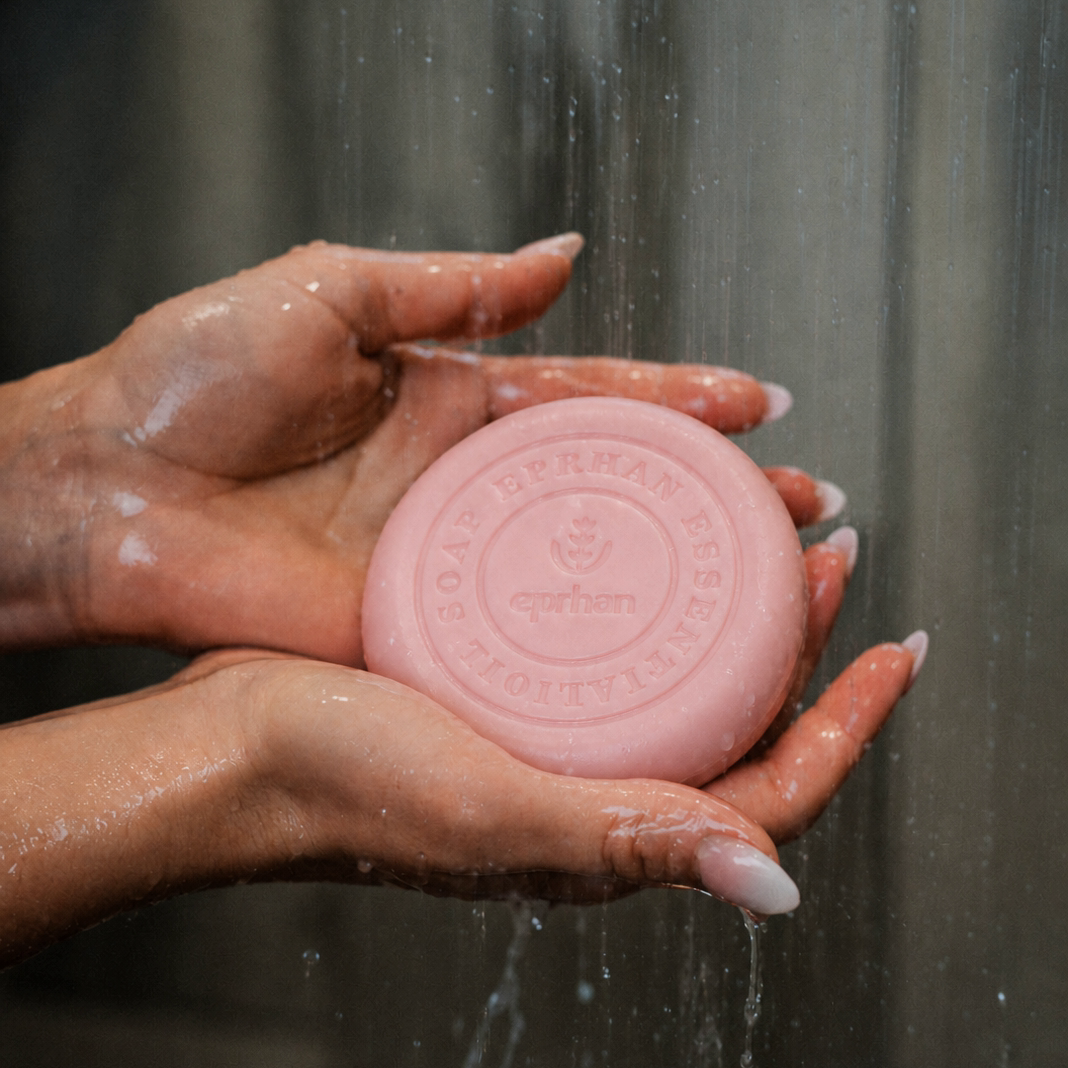 EPRHAN Rose Essential Oil Skincare Soap